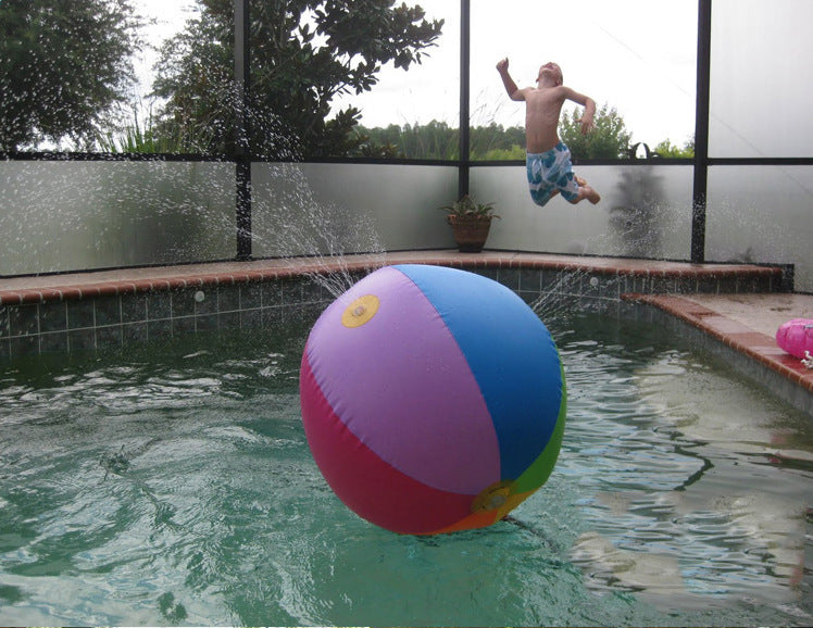 Pelota Inflable Lanza Agua Chorros Veran