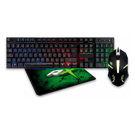 Kit Gamer 3 en 1 Teclado Mouse y Pad